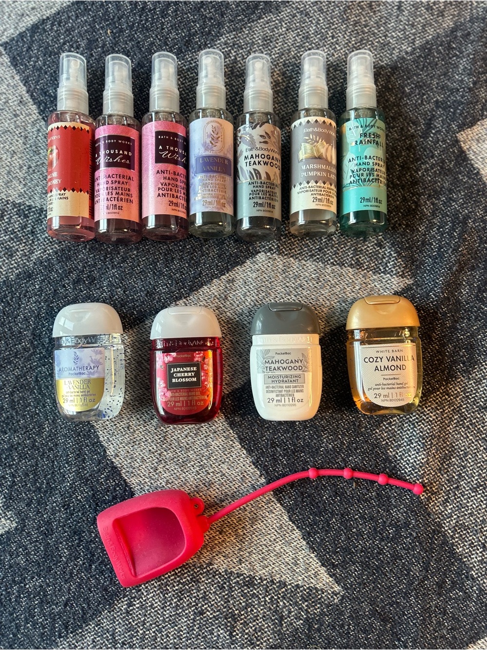 Bath & Body Works Lot • 7 Sanitizer Spray + 4 Pocketbacs